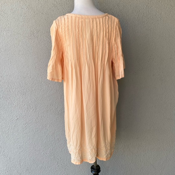 TULAROSA Orange / Pink Embroidered Dress - Picture 2 of 7